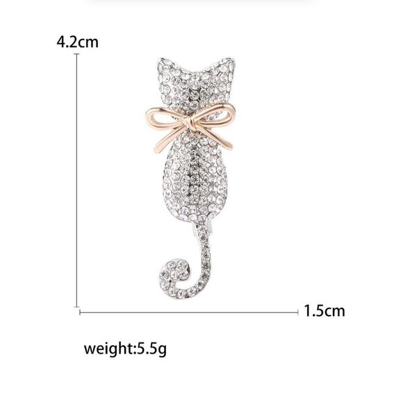 Cat Brooch - Picture 2 of 6